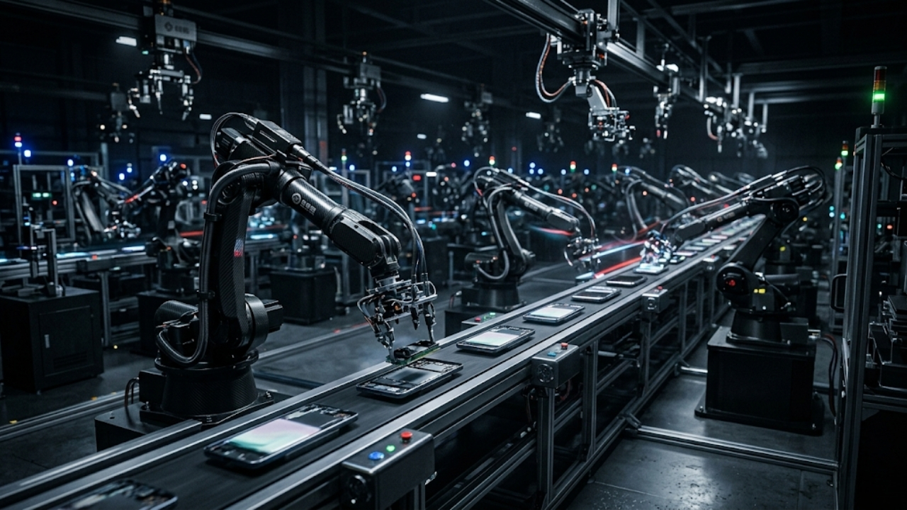 Entenda como a automação total e a IA redefinem a produção global de tecnologia.