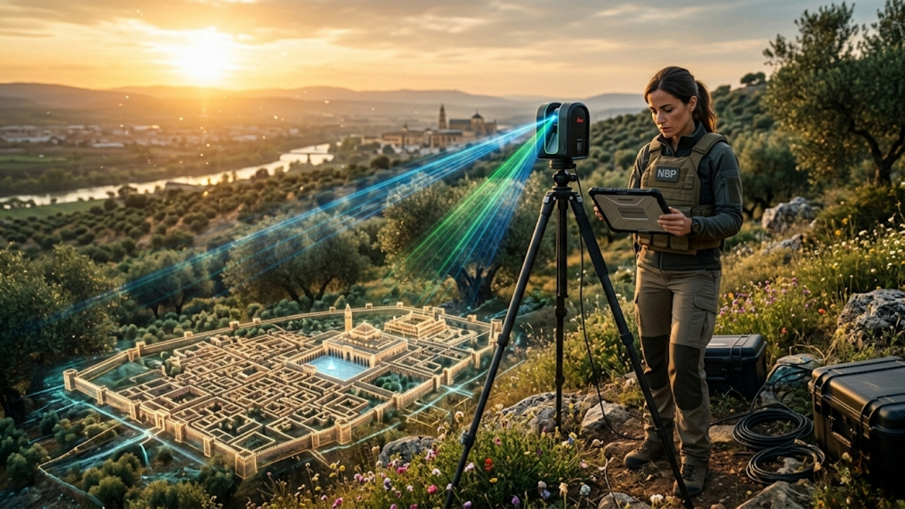 Descubra como o scanner LiDAR encontrou a lendária capital de Almanzor enterrada em Córdoba.