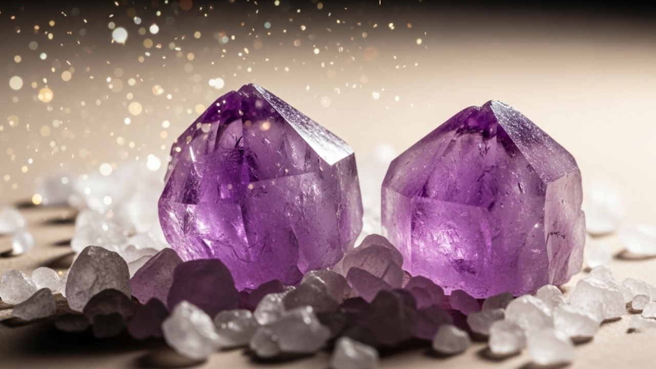 Domine as técnicas de limpeza e energização para preservar a beleza e o poder dos seus cristais.