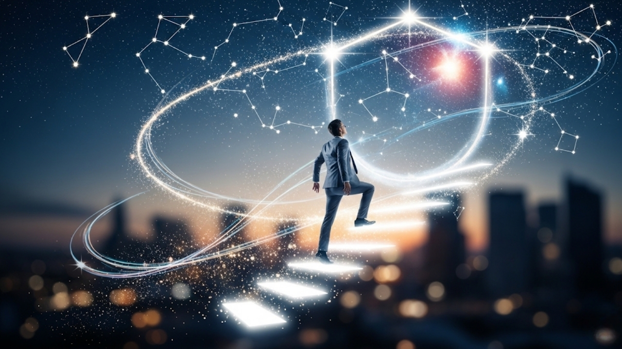 Descubra como o alinhamento celestial e o Meio do Céu impulsionam seu sucesso e proteção profissional.