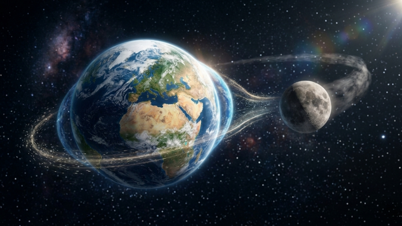 Descubra como a força gravitacional da Lua está mudando silenciosamente a duração dos nossos dias.
