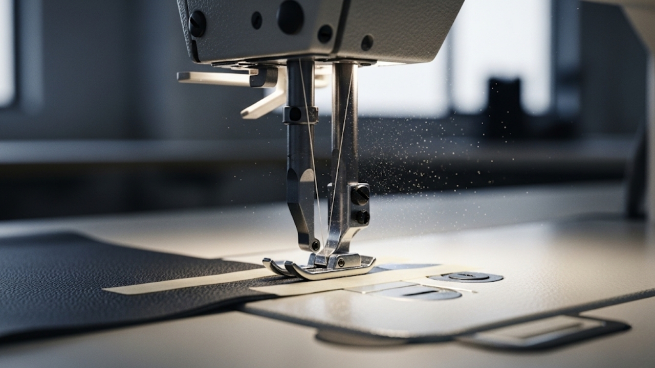 Truque simples para eliminar o atrito e garantir pontos perfeitos em couro e vinil.