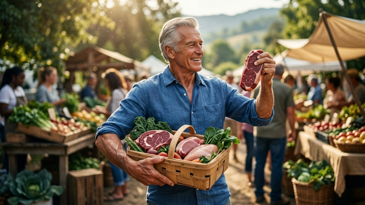 Descubra como proteínas animais selecionadas promovem uma vida longa, ativa e mentalmente sã.