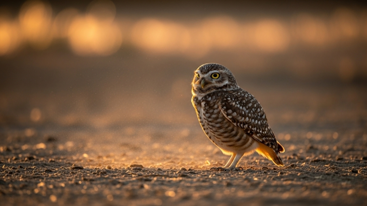 Entenda como a coruja-buraqueira atua no controle biológico de pragas e na vigilância da sua área.