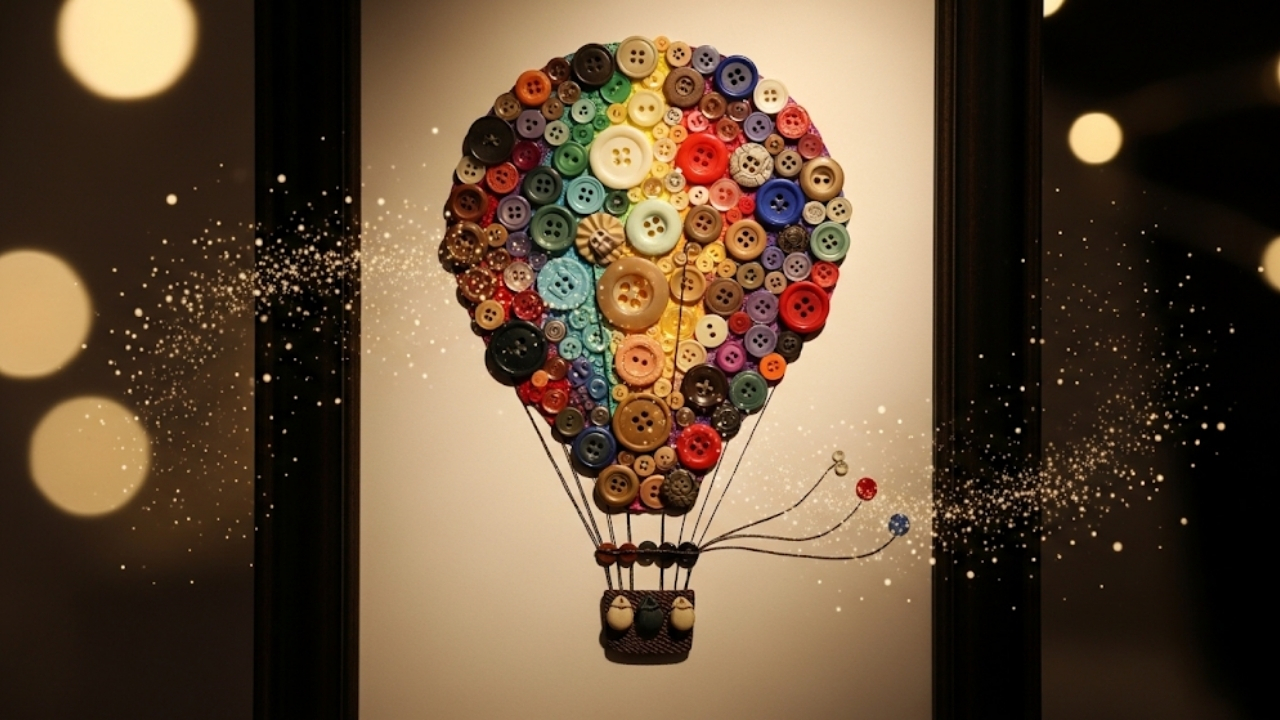 Eleve o nível da sua decoração transformando botões antigos em peças exclusivas de luxo.