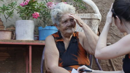 Sra Noemia Alves dos Santos, personagem do documentário  sobre Serra Pelada.