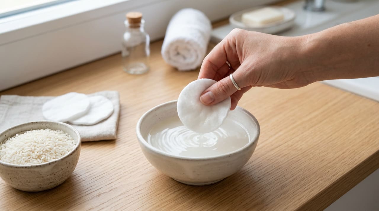 A chamada receita com arroz para a pele costuma se basear em duas formas principais de uso: a água de arroz e a máscara cremosa