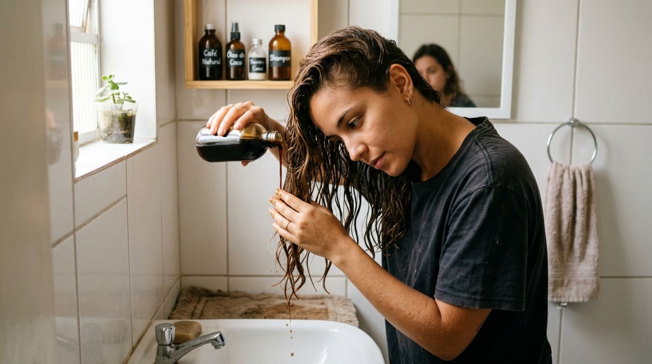 A preparação é simples e acessível, o que torna essa prática fácil de incorporar na rotina semanal de autocuidado