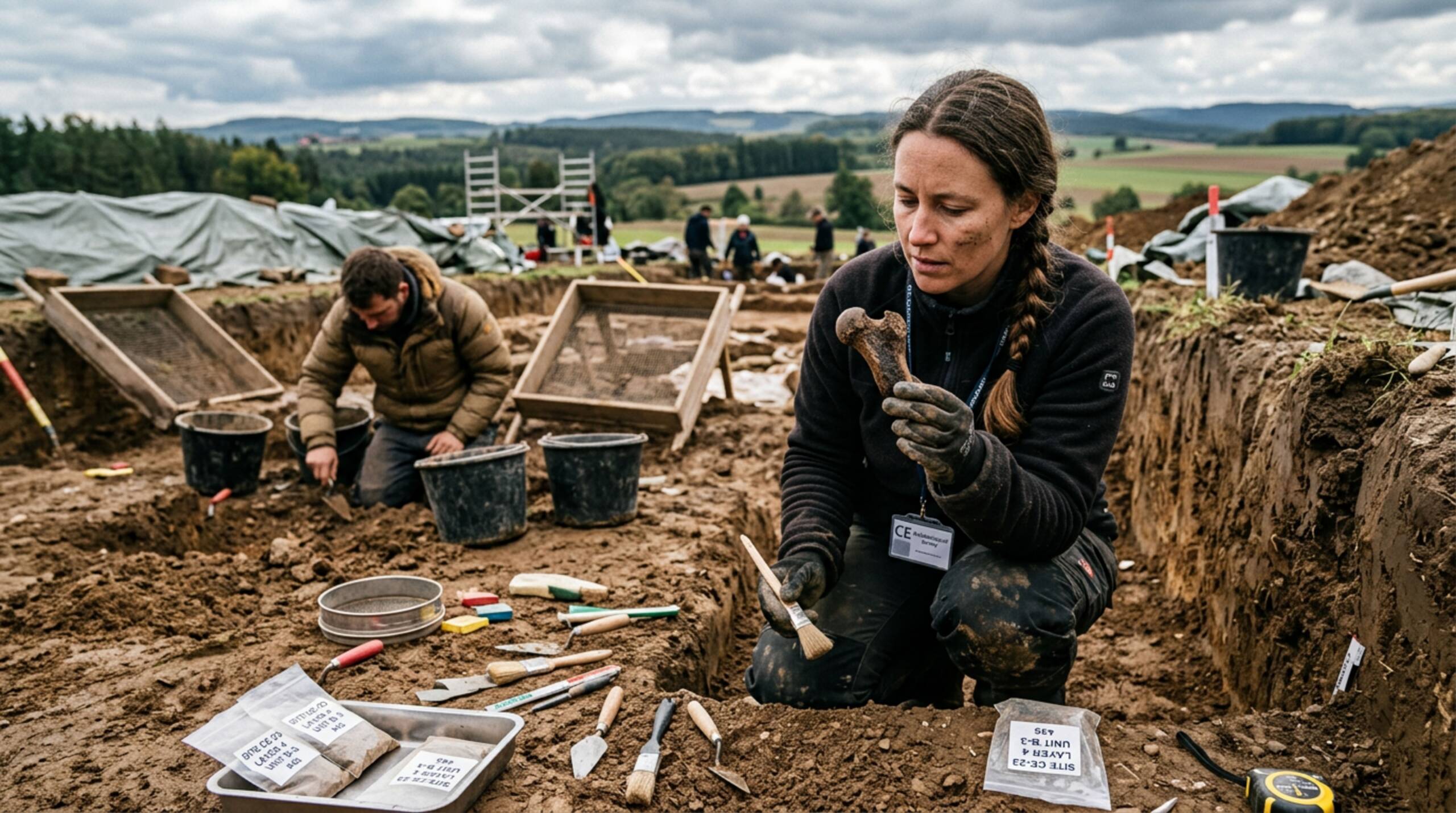 A bioarqueologia utiliza técnicas avançadas de análise química para identificar a assinatura deixada pelos alimentos nos tecidos humanos preservados por milênios
