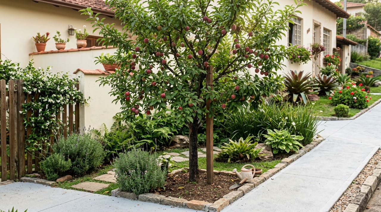 A árvore ideal para a casa: não levanta o chão com as raízes, dá frutos deliciosos e resiste à seca