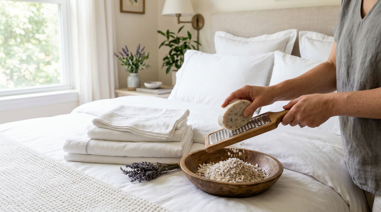 Por que você deve ralar um sabonete e colocar entre os lençóis hoje mesmo