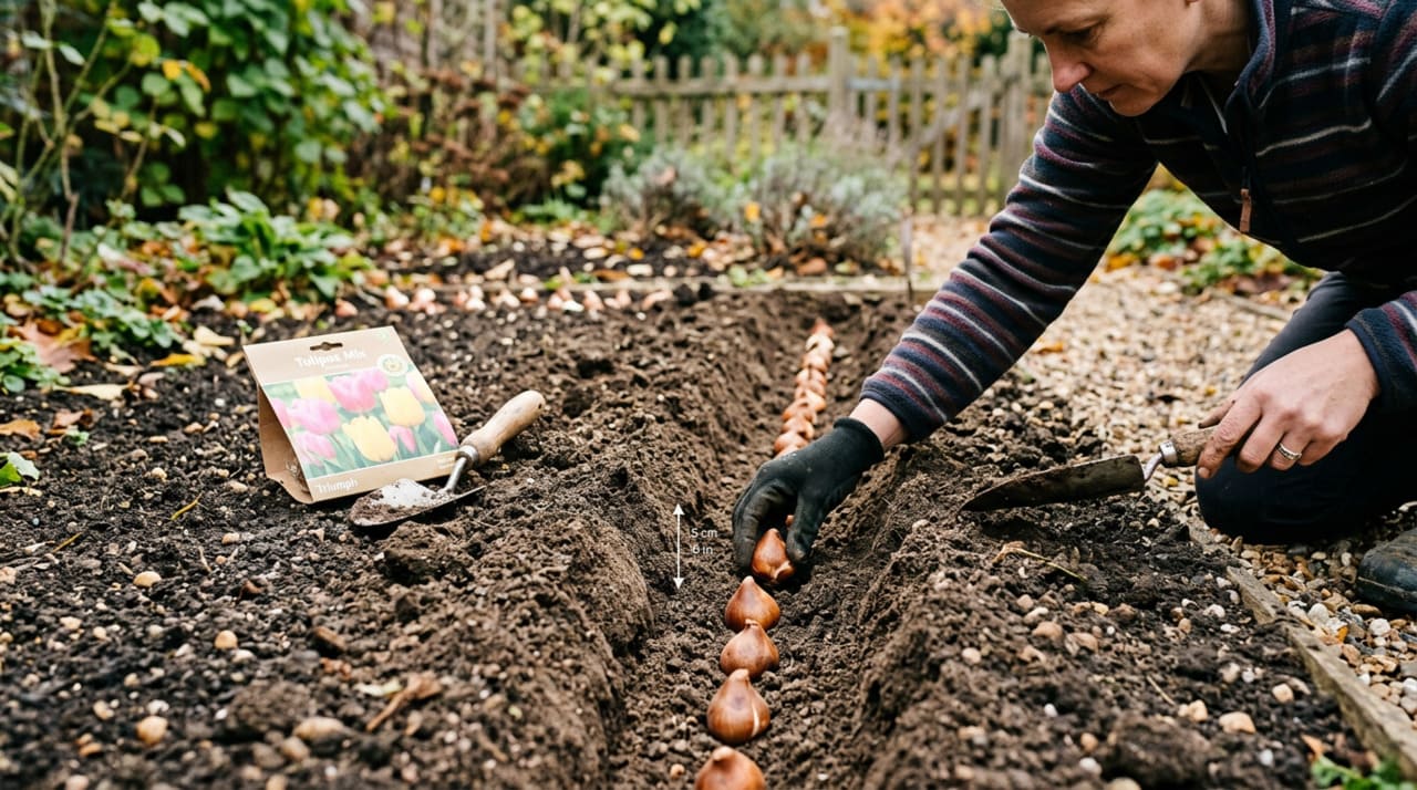 O tipo de solo e o equilíbrio nutricional são fatores determinantes na jardinagem de tulipas.