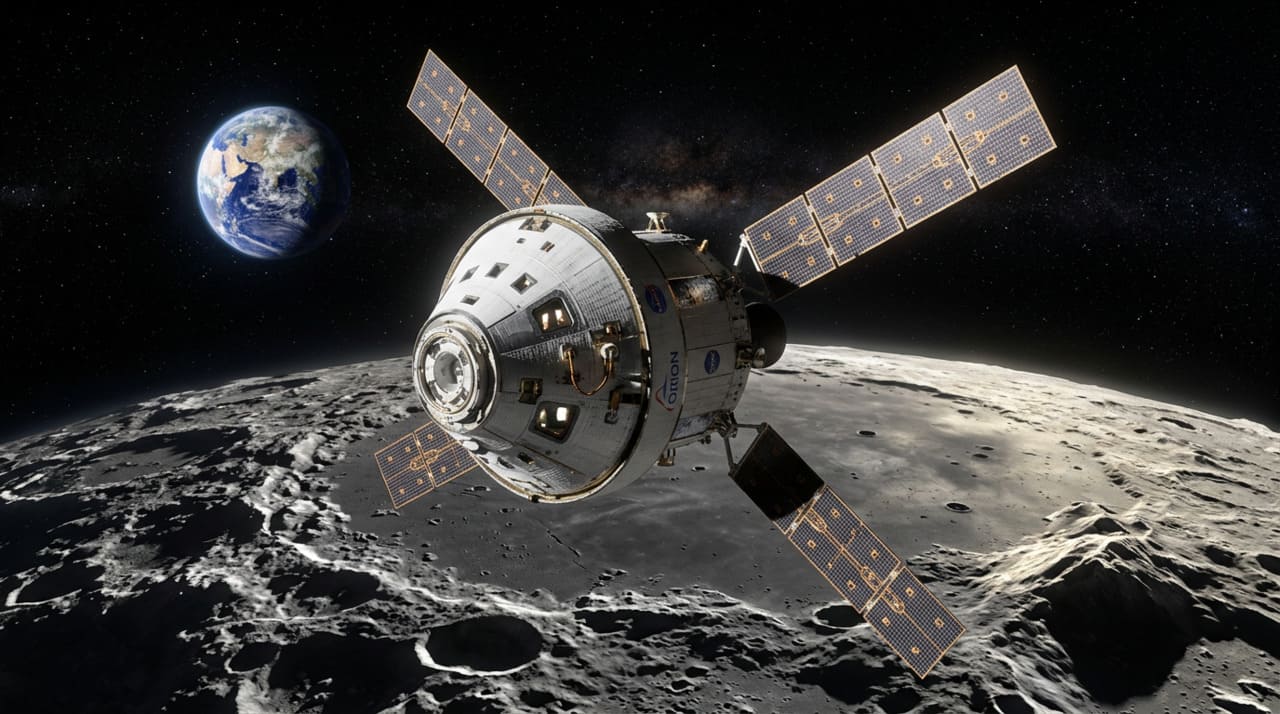 A NASA está mais uma vez “voando ao redor da Lua” com quatro astronautas e uma missão de 10 dias, o primeiro ensaio geral desde 1972, colocando Artemis III em destaque