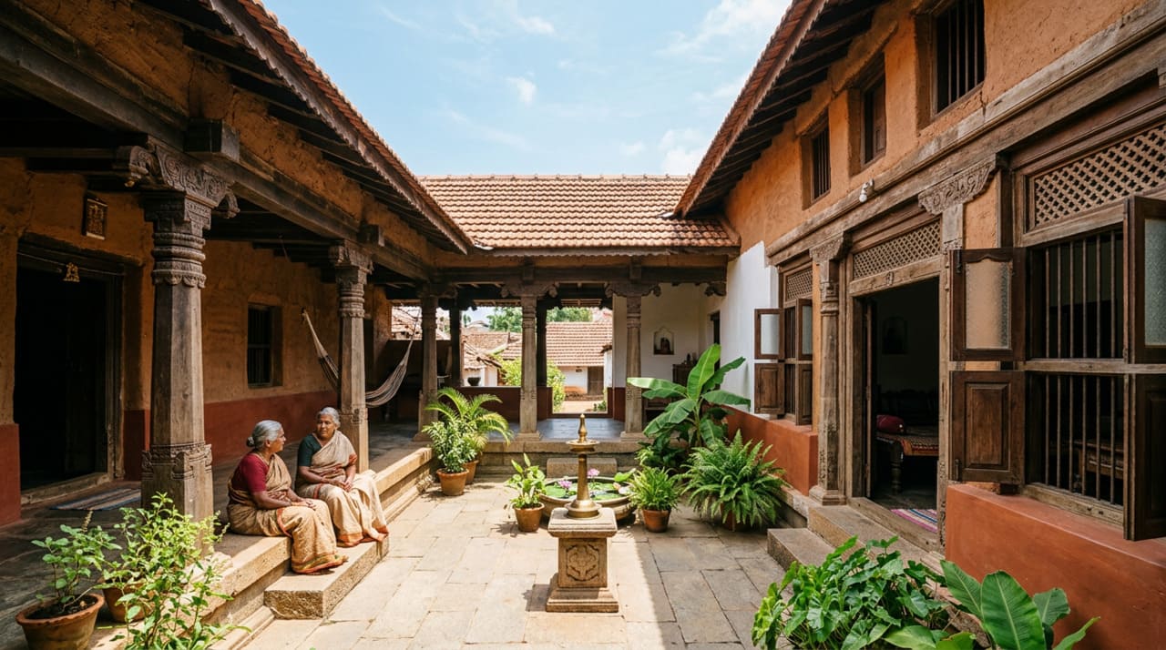 O sistema de ar condicionado natural dos tâmeis era composto por pelo menos cinco técnicas diferentes que se complementavam.