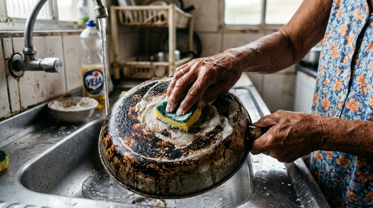 Pode parecer inusitado, mas o molho de tomate é um aliado poderoso na limpeza doméstica de panelas queimadas.