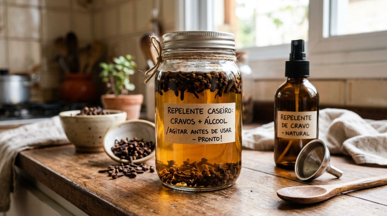 A mistura de cravo com álcool é um preparado líquido feito, em geral, com cravo-da-índia seco e álcool etílico 70% ou álcool de cereais