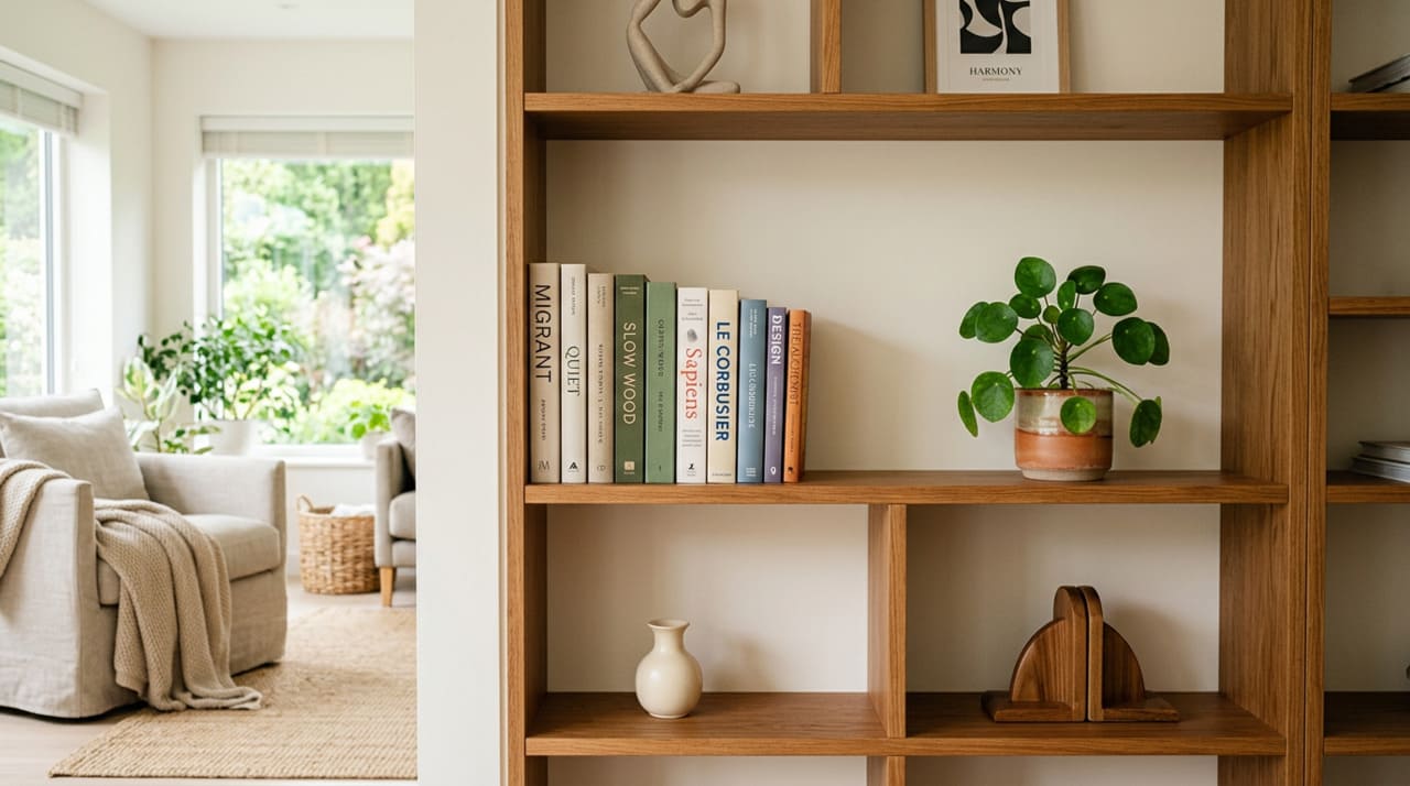 O equilíbrio começa com uma organização prática, que facilita encontrar o que você mais usa.