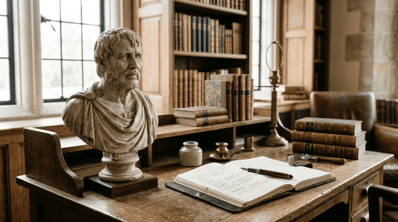 A filosofia estoica oferece ferramentas práticas para separar o que está sob o seu controle daquilo que depende puramente de fatores externos ou de decisões de terceiros na empresa