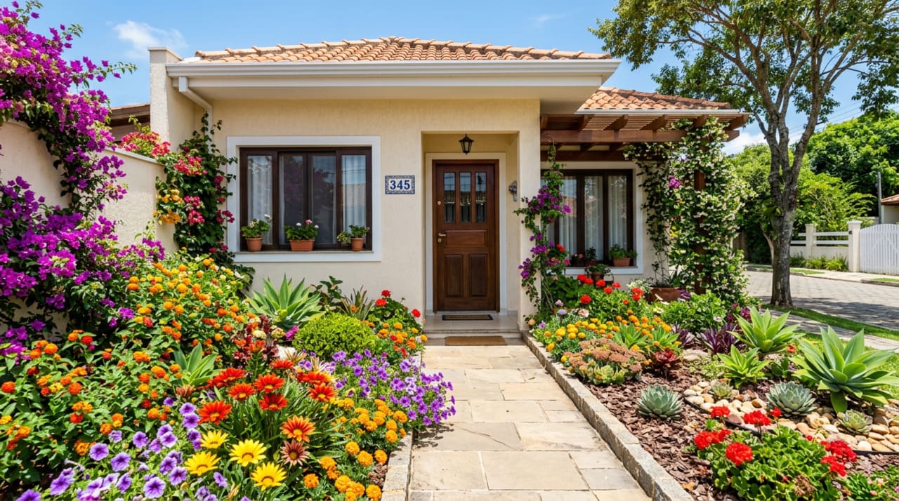 Tenho um jardim de flores o ano todo graças a este planejamento simples