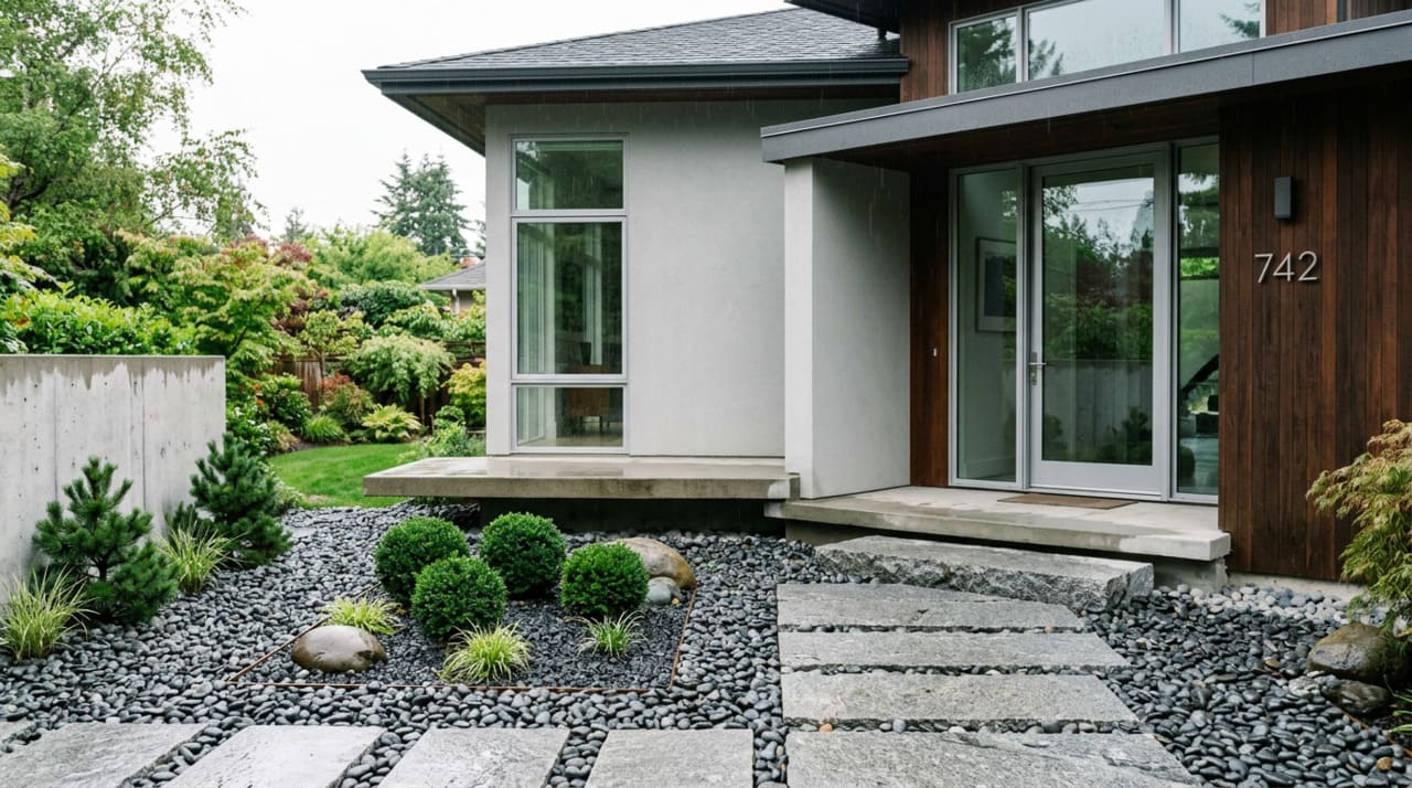 O uso de poucas espécies vegetais reduz drasticamente a quantidade de matéria orgânica que pode ser carregada pela água em direção aos acessos frontais