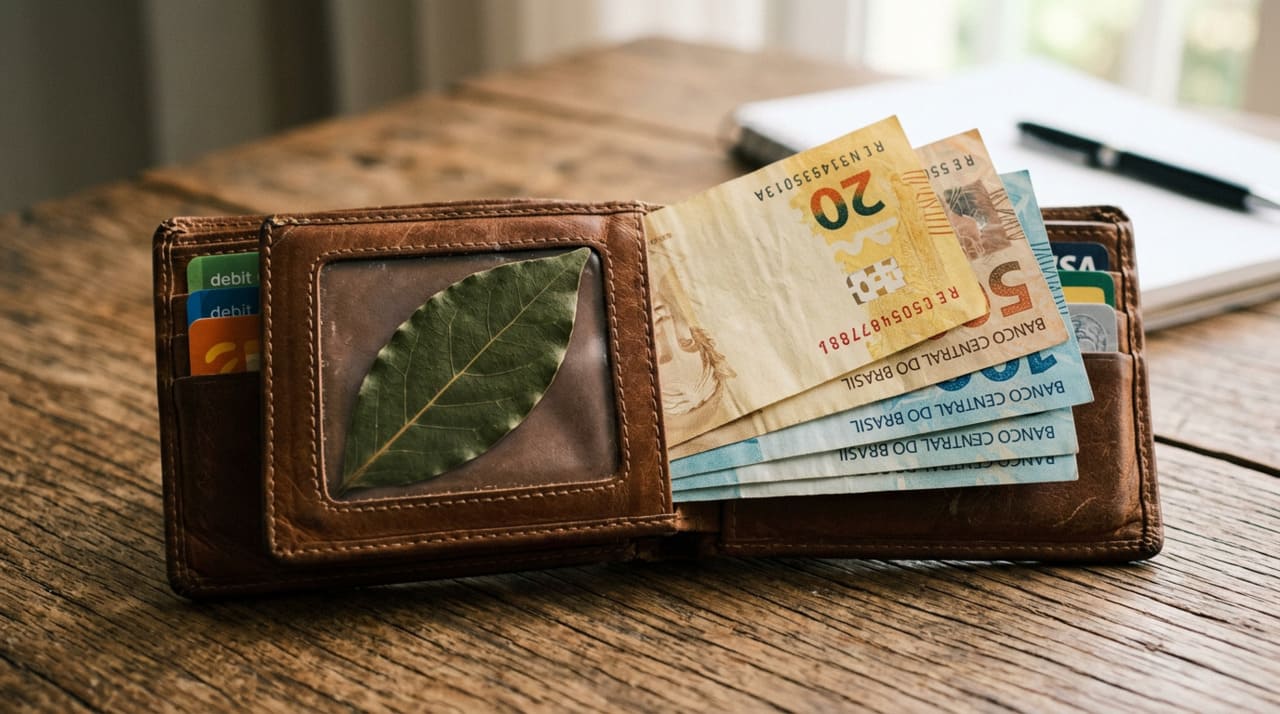 A simpatia da bolsa com folha de louro que virou hábito de quem quer atrair dinheiro e proteção