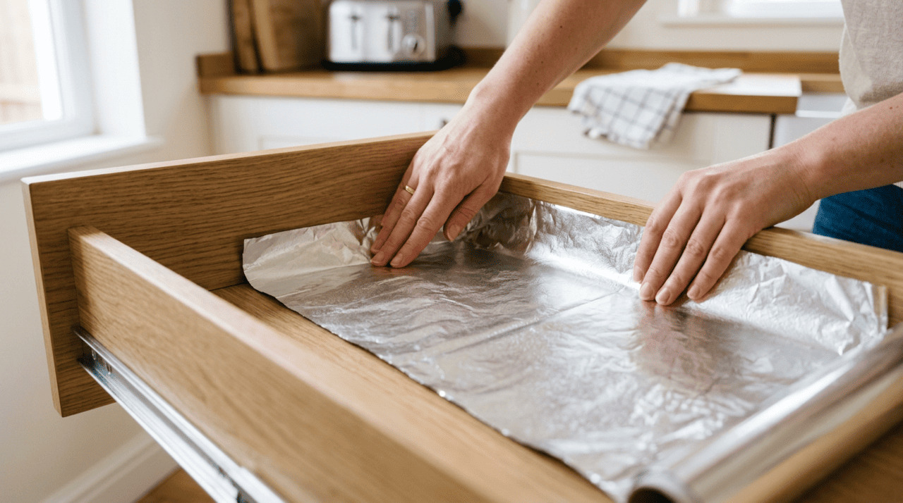 A cozinha é um dos ambientes mais úmidos da casa, e gavetas fechadas retêm essa umidade com facilidade