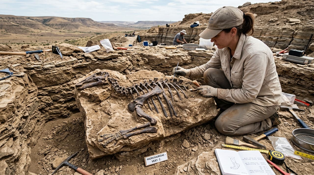 O que parecia uma pedra com algumas pernas e vértebras acabou se tornando uma sensação científica: foi assim que Doolysaurus, o novo dinossauro da Coreia do Sul, veio à tona