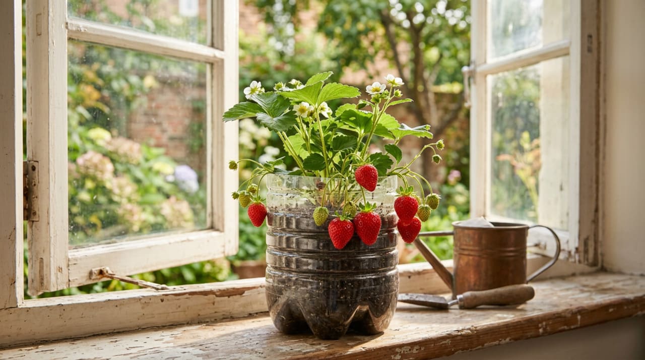 Essa árvore frutífera pode crescer numa garrafa pet cortada ao meio e produzir frutos saborosos em poucos meses