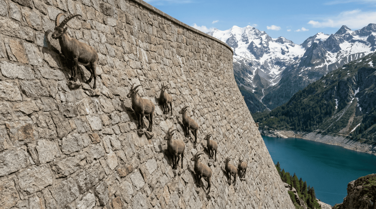 O segredo está na anatomia extraordinária dos cascos dessas cabras-monteses