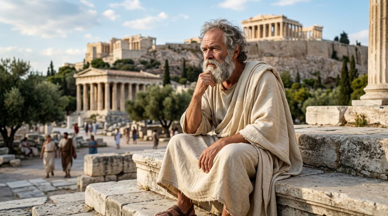 Sócrates foi casado com Xantipa, uma mulher que, segundo relatos de seus discípulos, possuía temperamento forte e frequentemente desafiava a paciência do filósofo