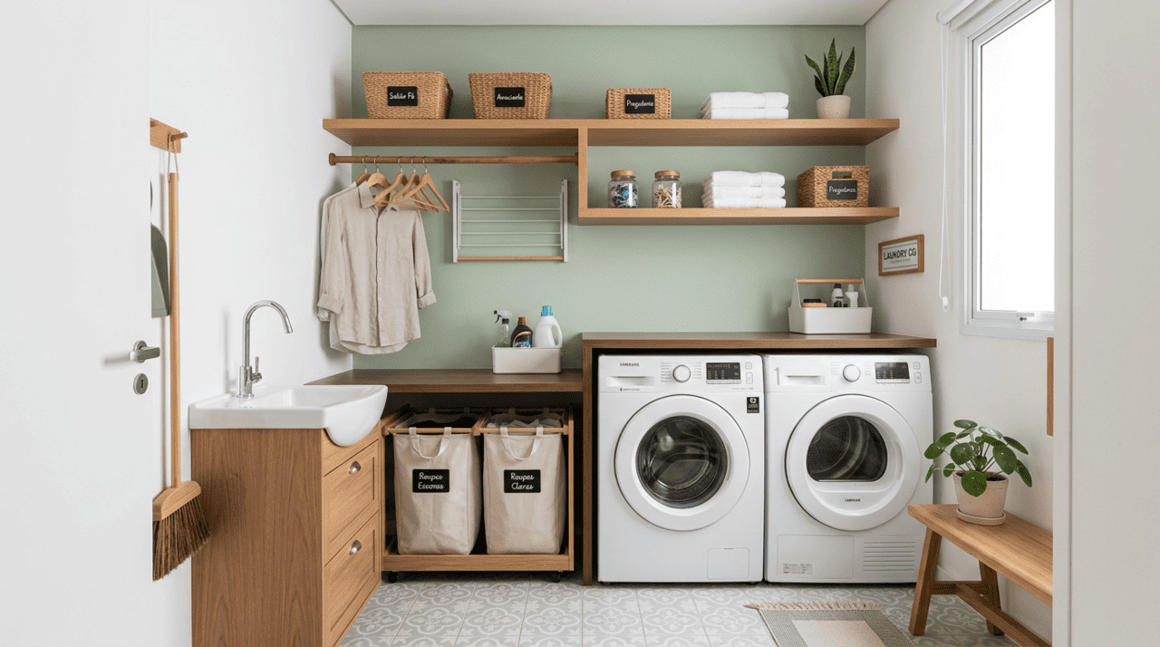 Antes de pensar em qualquer móvel compacto ou suporte de parede, o primeiro passo é definir o que realmente precisa permanecer no espaço