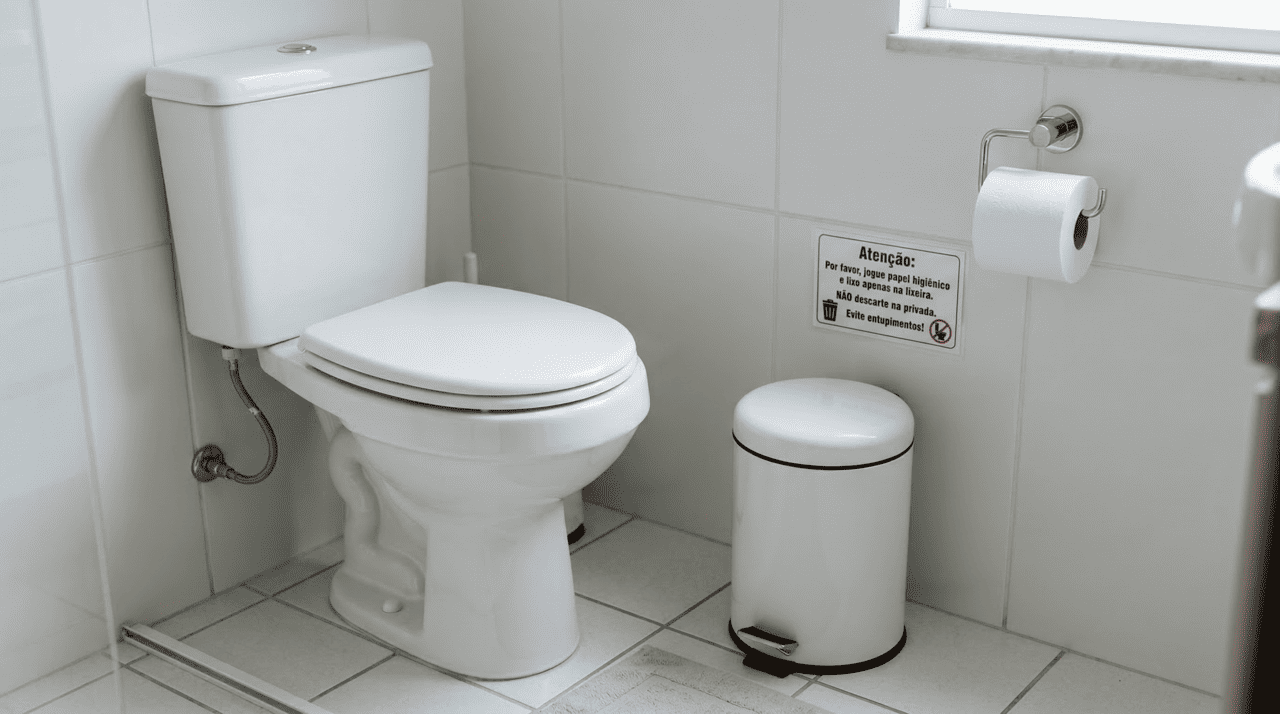 Nem todo papel higiênico se comporta da mesma forma dentro da tubulação