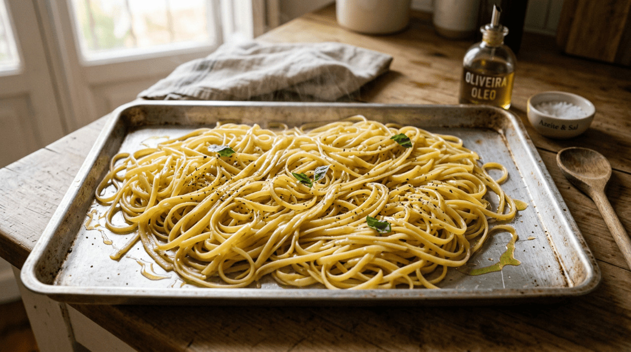 O que fazer para a massa não grudar e continuar soltinha mesmo depois de um dia na geladeira?