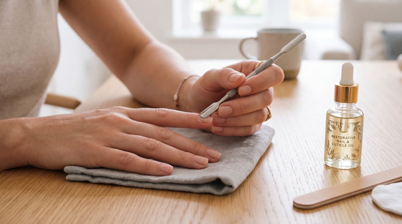 A cutícula é uma faixa de pele fina na base das unhas, das mãos e dos pés, que atua como barreira de defesa para a matriz da unha