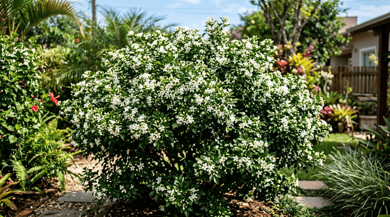 O arbusto de flores brancas perfumadas que encanta jardins durante o ano todo: cresce em qualquer solo, exige pouquíssima manutenção e é ideal para cercas vivas