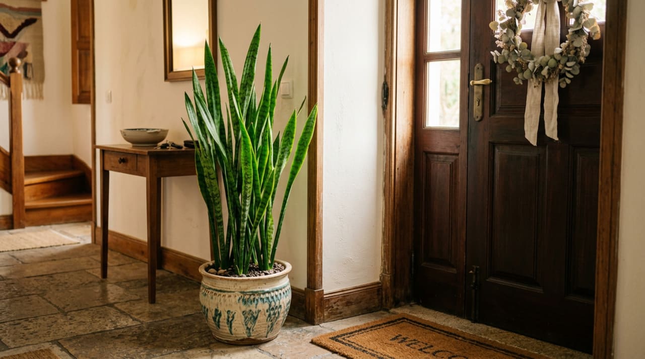 A estrutura vertical e resistente dessa vegetação simboliza a força e a determinação necessárias para manter a integridade espiritual do lar intacta diante de qualquer adversidade