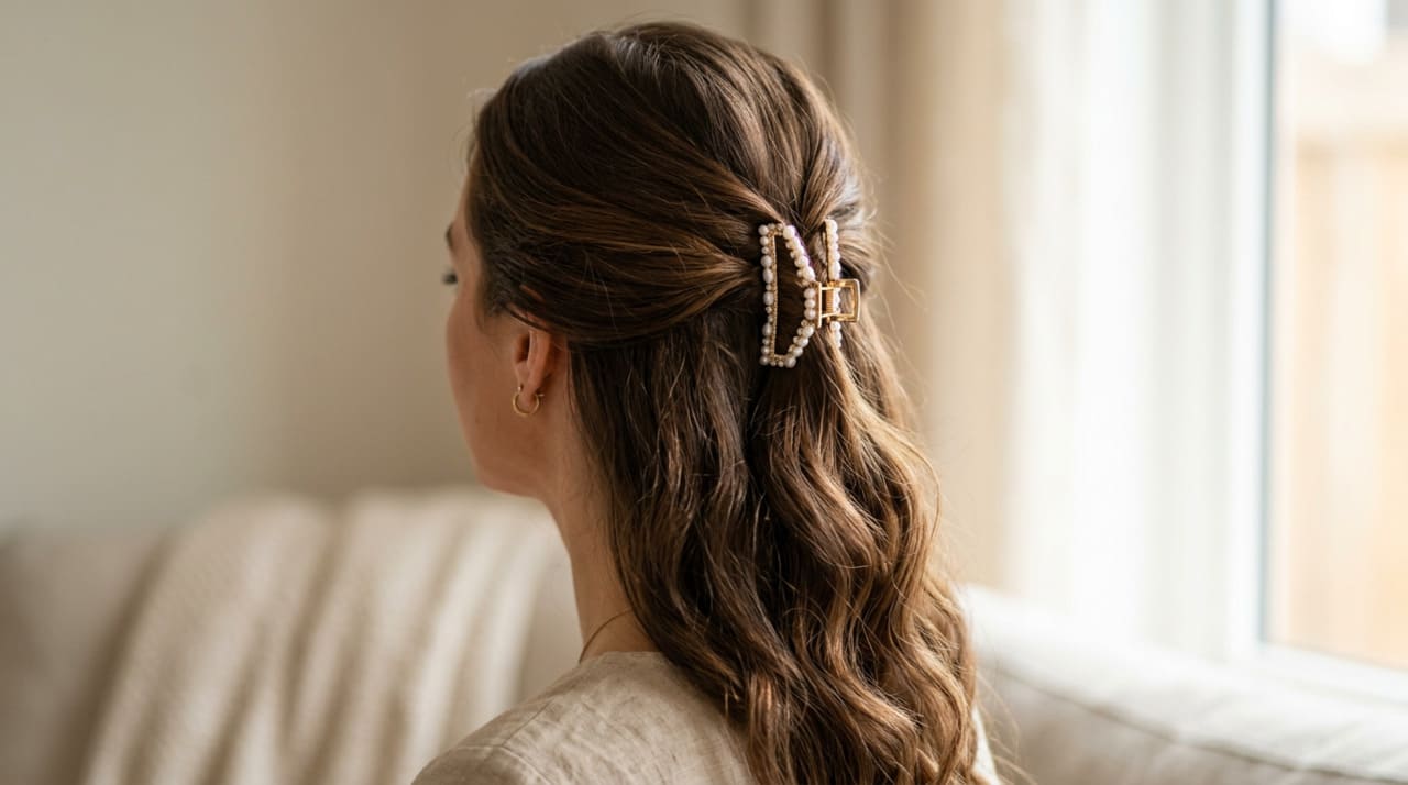 A presilha de cabelo voltou com força em 2026 pela combinação de praticidade, informação de moda e facilidade de uso