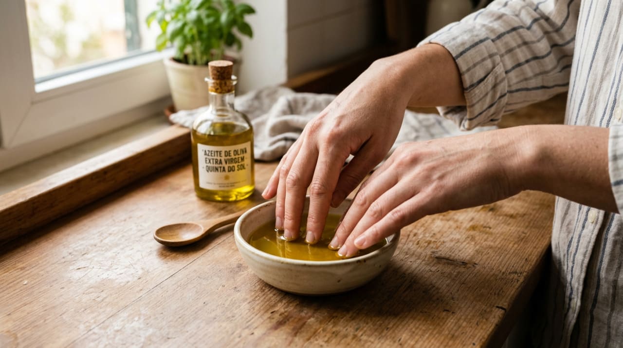 Receita caseira para unhas quebradiças: como usar azeite morno no cuidado semanal
