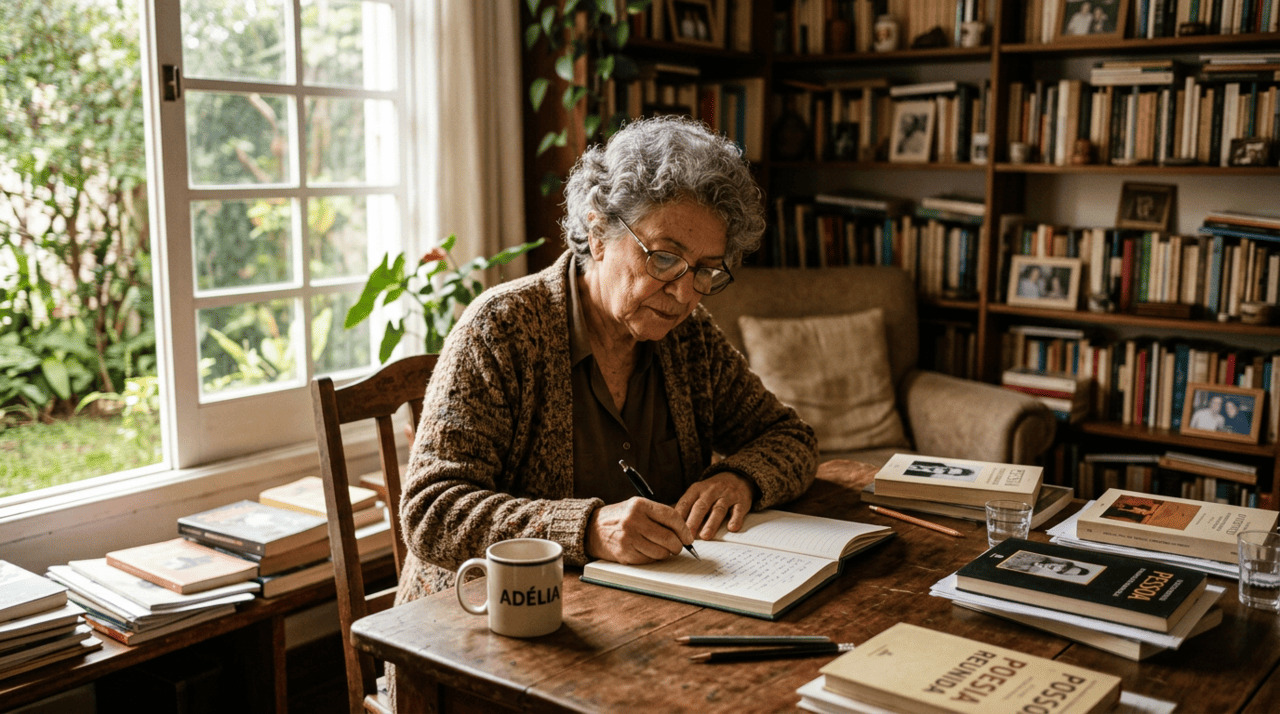 Frases de Adélia Prado que revelam delicadeza, fé e profundidade no cotidiano