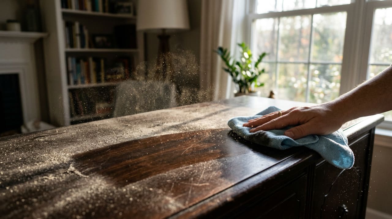 A curiosidade sobre a velocidade de acúmulo da poeira se explica pelo fato de que suas fontes são permanentes e contínuas