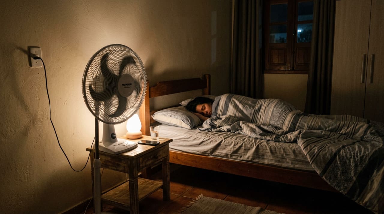 O chamado mito do ventilador assassino é a crença de que um ventilador ligado em um ambiente totalmente fechado