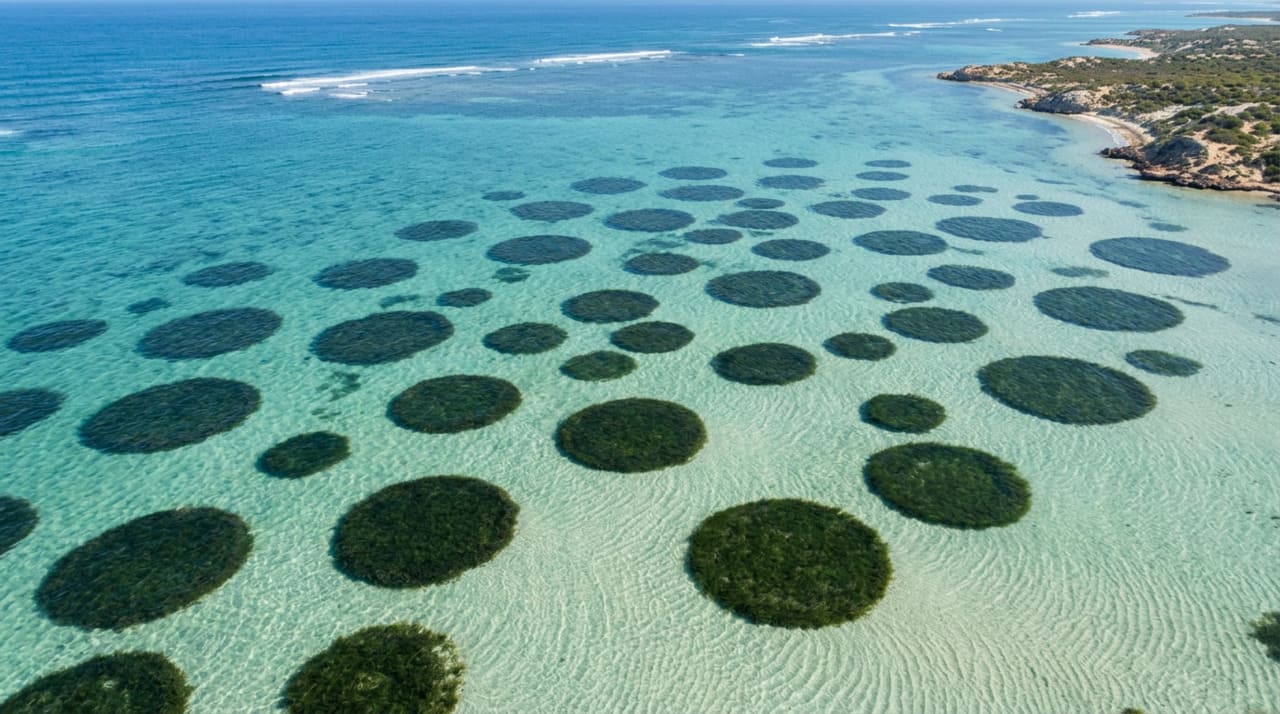 A disposição dos elementos vegetais em círculos concêntricos permite uma distribuição de luz e nutrientes que pode ser facilmente transposta para o planejamento de praças e jardins contemporâneos