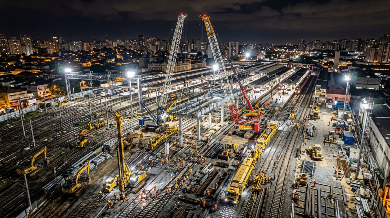 A utilização de equipamentos especializados foi fundamental para sustentar o ritmo intenso exigido pelo cronograma de menos de dez horas estabelecido pelos coordenadores técnicos