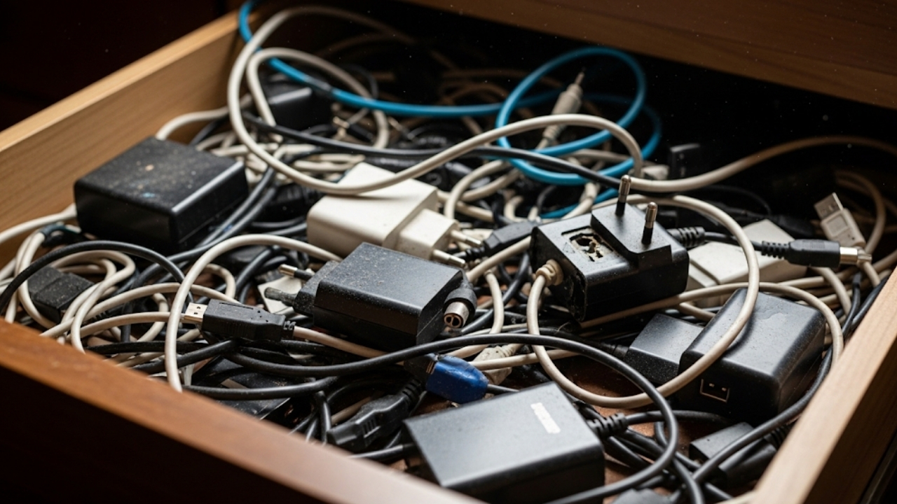 Organize seu espaço e mente descartando cabos inúteis para destravar sua produtividade diária.
