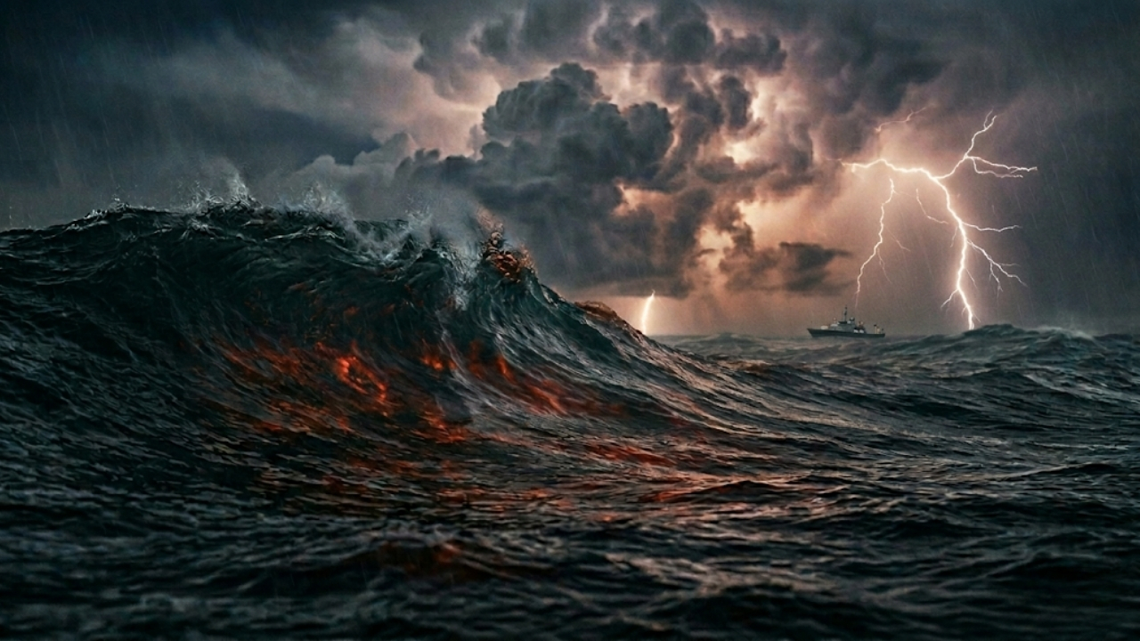 Uma visualização dramática da dívida térmica global e seus efeitos cataclísmicos.