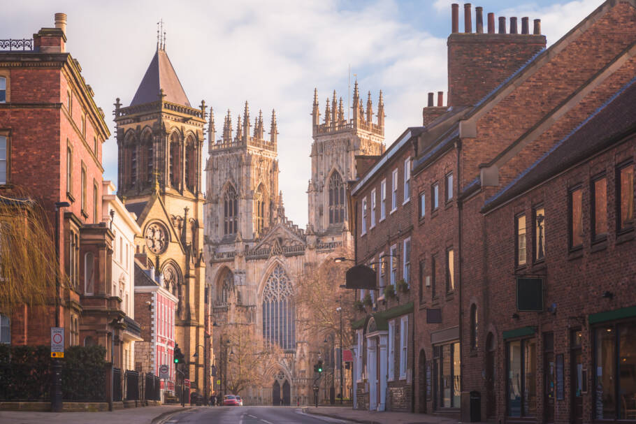 Centro Histórico de York, no norte da Inglaterra