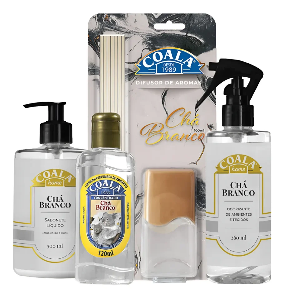 Kit Coala Home – Chá Branco por R$68,86 (26% OFF)