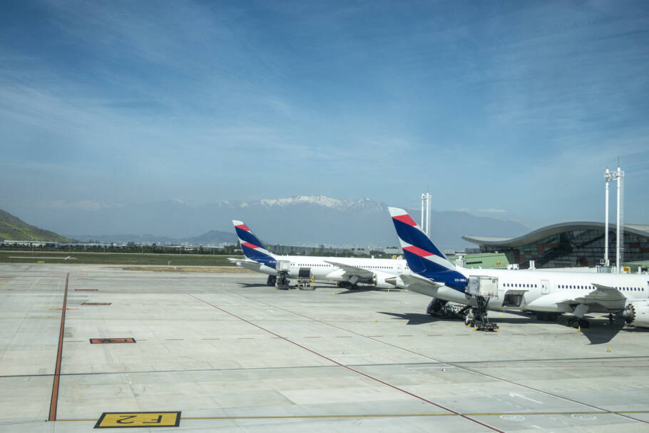 A Latam Airlines é atualmente a companhia aérea que mais opera voos entre Brasil e Chile