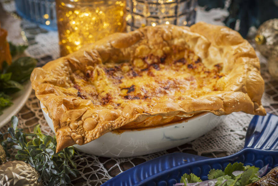 Lasanha de Bacalhau do Manduque Massas e Maças