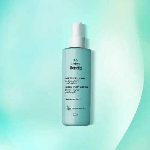Spray Hidratante Maçã Verde E Aloe Vera para o cabelo por apenas R$25,24 (45% OFF)